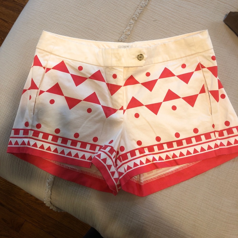 JCrew patterned 3” chino shorts!